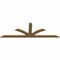 Ekena Millwork Richland Timber Gable Bracket, Western Red Cedar, 108"W x 36"H x 1 1/2"D x 5 1/2"F, 8/12 Pitch GBW108X36X0206RIC00SWR - alternate 4